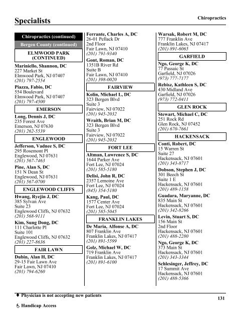 Primary Care Physicians - AmeriChoice