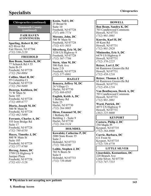 Primary Care Physicians - AmeriChoice