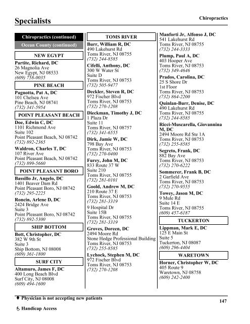 Primary Care Physicians - AmeriChoice