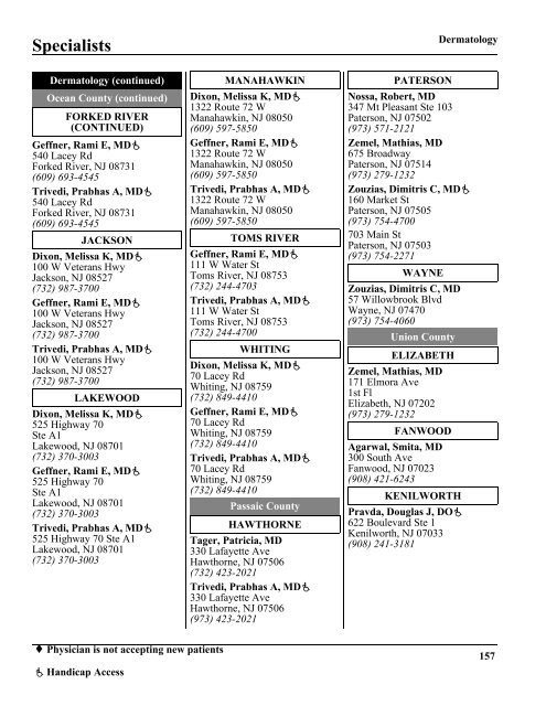 Primary Care Physicians - AmeriChoice