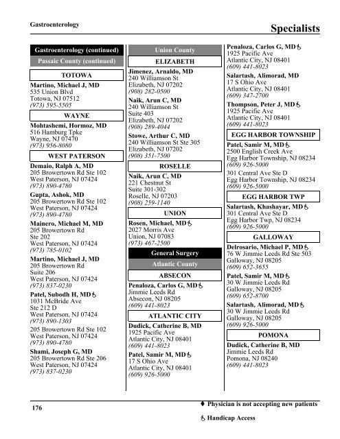 Primary Care Physicians - AmeriChoice