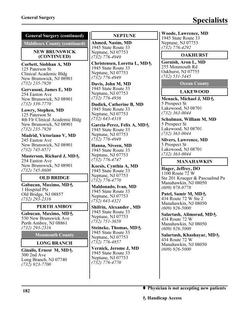 Primary Care Physicians - AmeriChoice