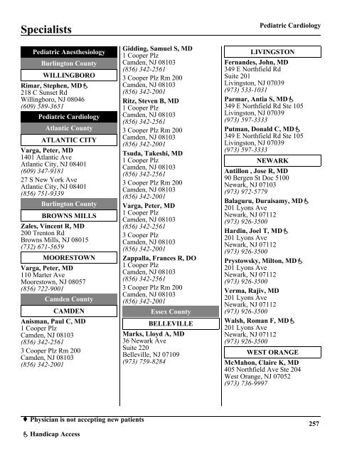 Primary Care Physicians - AmeriChoice