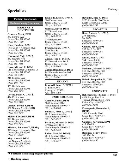 Primary Care Physicians - AmeriChoice