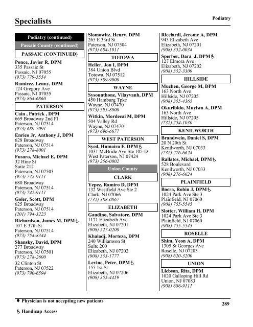 Primary Care Physicians - AmeriChoice