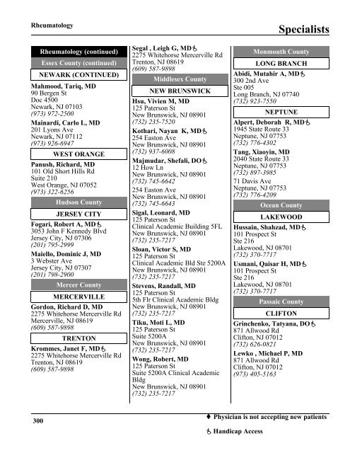 Primary Care Physicians - AmeriChoice