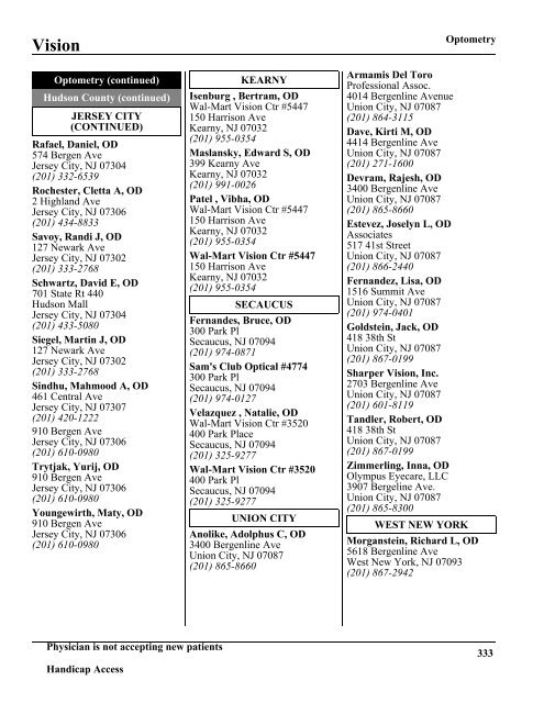 Primary Care Physicians - AmeriChoice