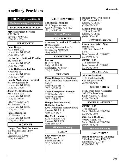 Primary Care Physicians - AmeriChoice