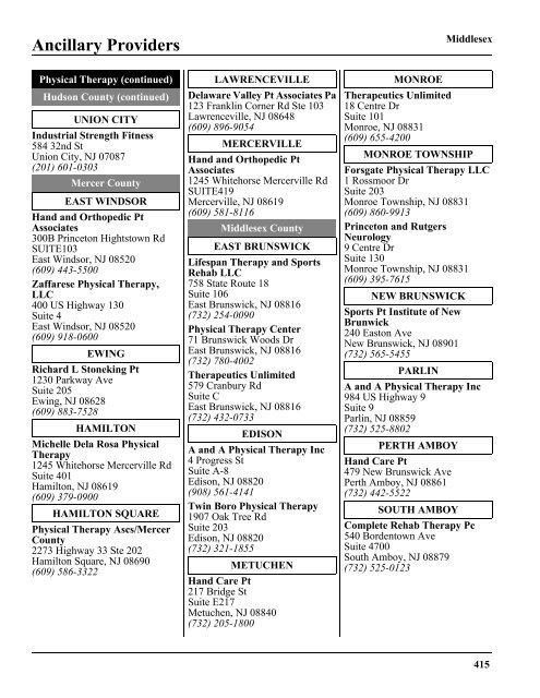 Primary Care Physicians - AmeriChoice