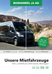 Mietfahrzeuge 2023 | BUSHANDEL.ch AG