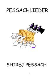 PESSACHLIEDER - zwst hadracha