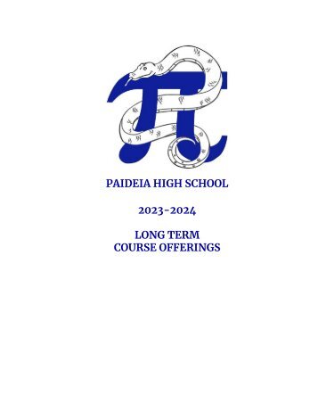 Paideia HS Long Term 2023-24