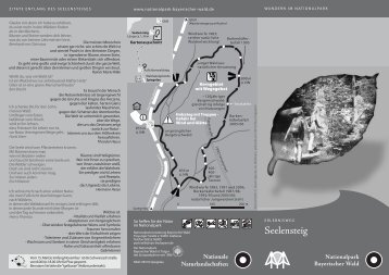 Faltblatt Seelensteig - Nationalpark Bayerischer Wald