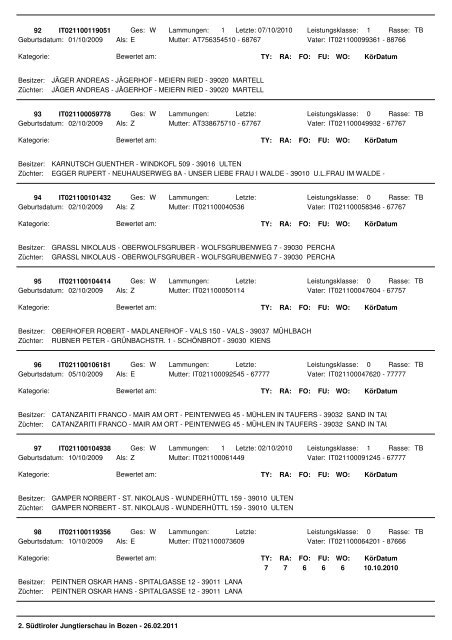 Katalog - ALPINETGHEEP