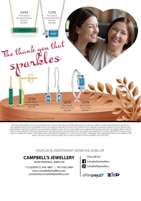 Mothers Day 2023 - Campbell's Jewellery