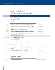 Interdisciplinary Cardiac-Vascular Surgery - ESCVS Dubrovnik 2012