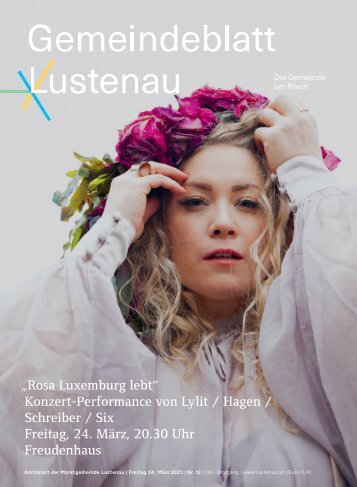 Gemeindeblatt Lustenau Nr. 12 | Freitag, 24. März 2023