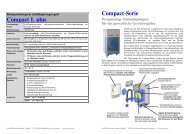 Compact L plus Compact-Serie - Herbert Saier GmbH