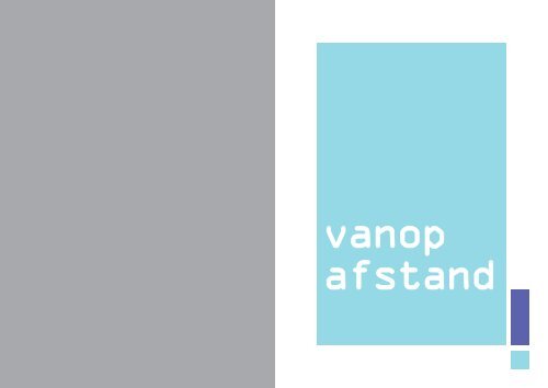 Boekje Vanop Afstand