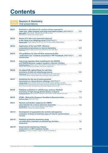 S04-P04 Dosimetry - Third European IRPA Congress 2010