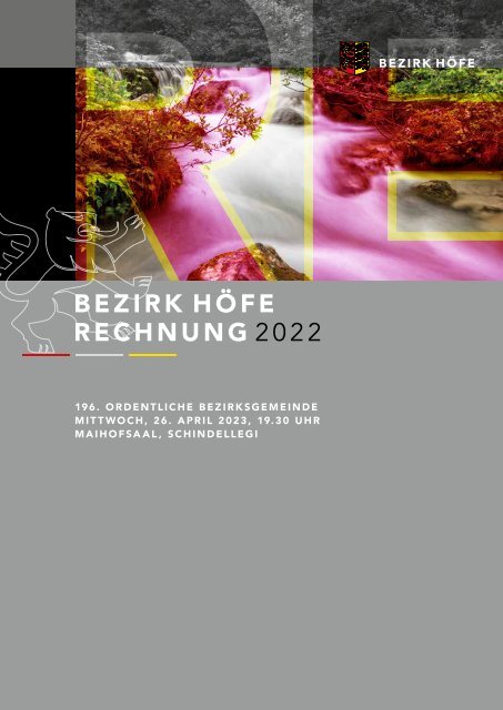 Rechnung 2022 Bezirk Höfe