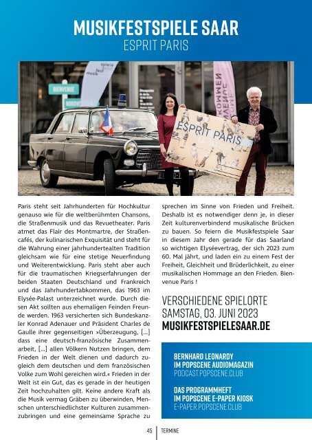 POPSCENE April 04/23