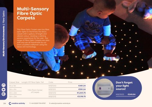 Creative Activity Multi-Sensory Catalogue 2024 EUR