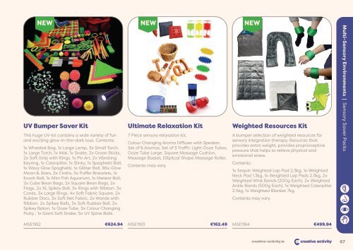 Creative Activity Multi-Sensory Catalogue 2024 EUR