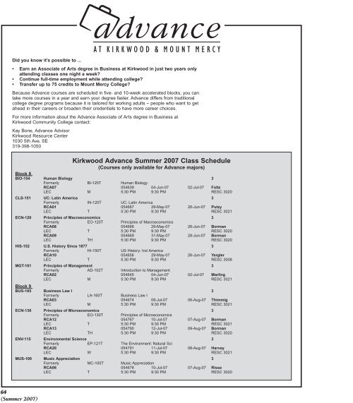 advance logo - 287 blue uncoated - Kirkwood Community College