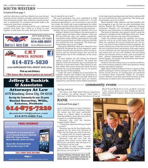 Grove City Messenger - March 26th, 2023