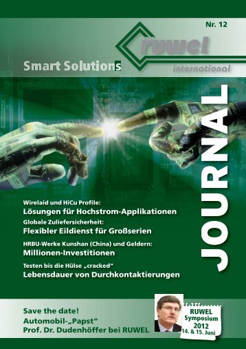 RUWEL-Journal Nr. 12 - RUWEL International GmbH