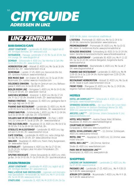 LINZA stadtmagazin #39 April-Mai 2023