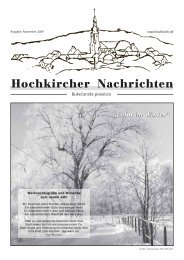 Hochkircher Nachrichten