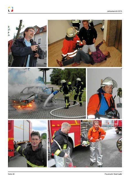 Feuerw ehr Stadt Lahr Jahresbericht 2010 - Feuerwehr Lahr