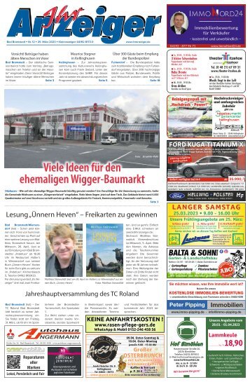Ihr Anzeiger Bad Bramstedt 12 2023
