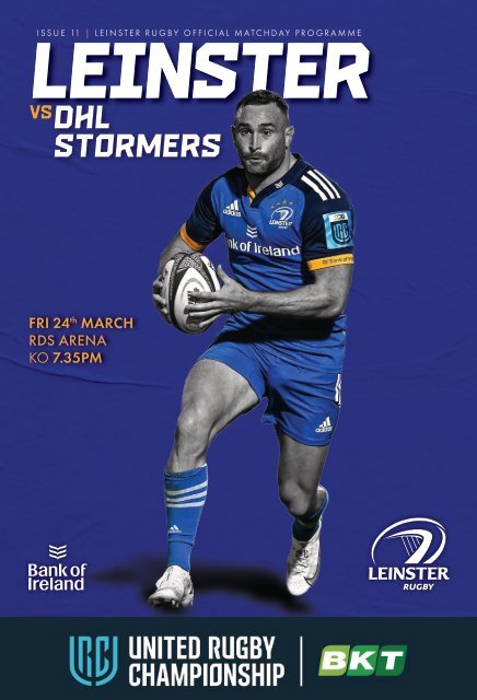 Leinster Rugby  Leinster team named for BKT URC opener against Glasgow  Warriors