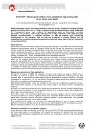 LUVOTIX - Rheological additives for 2-component high-solid paints ...
