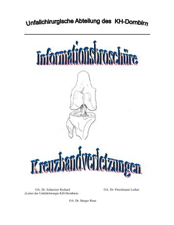 OA. Dr. Schnetzer Richard OA. Dr. Pitschmann Lothar (Leiter der ...