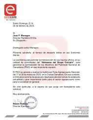 Carta del general Ramiro Matos González a la Academia Dominicana de Historia