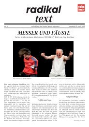 MESSER UND FÄUSTE