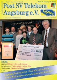 Vereinszeitung August 2009 - Jeden Freitag Preisschafkopf...