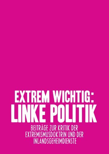 Extrem wichtig - Avanti - Projekt undogmatische Linke