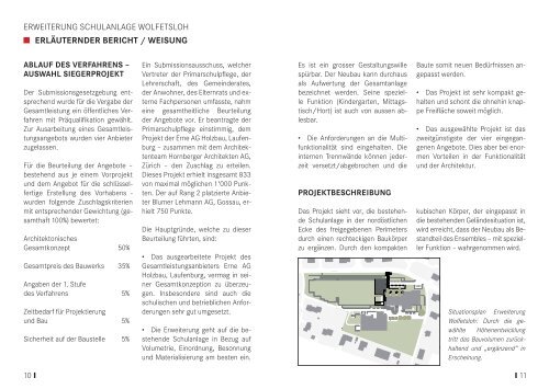 Weisung Erweiterungsbau Wolfetsloh [PDF, 891 KB] - Primarschule ...