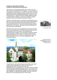 Geschichte - bei der Schweizerischen Bauschule Aarau SBA