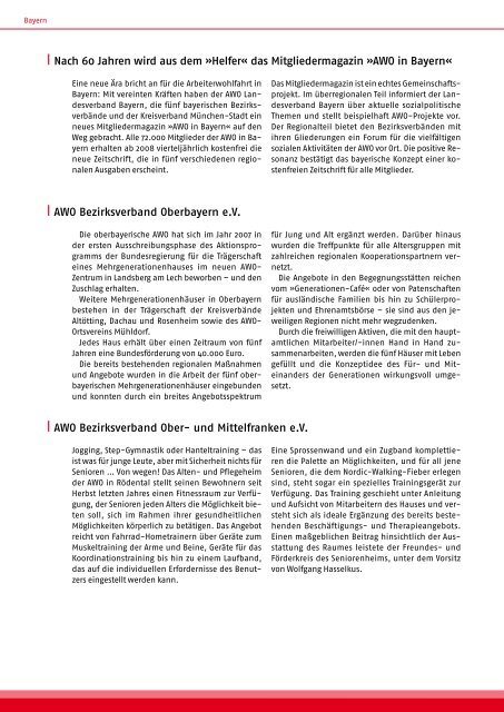 Verbandsbericht 2007 - Hans Gerhard Rötters