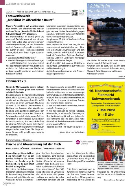 Mitteilungsblatt Schwarzenbruck - April 2023