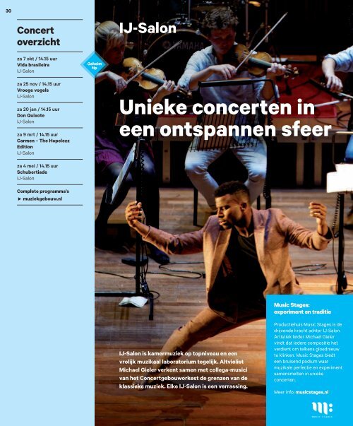 Muziekgebouw Amsterdam - Highlightbrochure 23-24