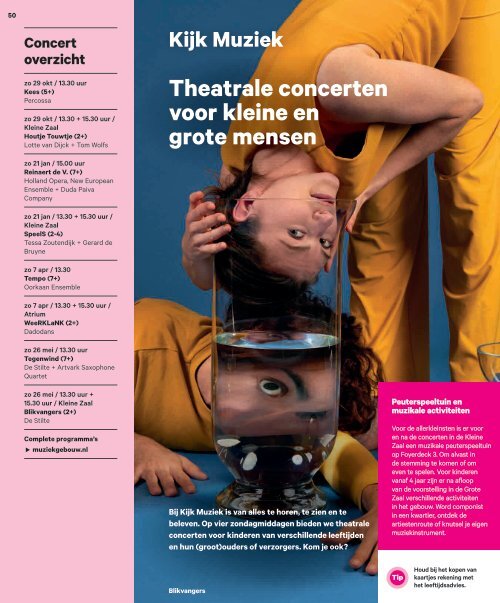 Muziekgebouw Amsterdam - Highlightbrochure 23-24