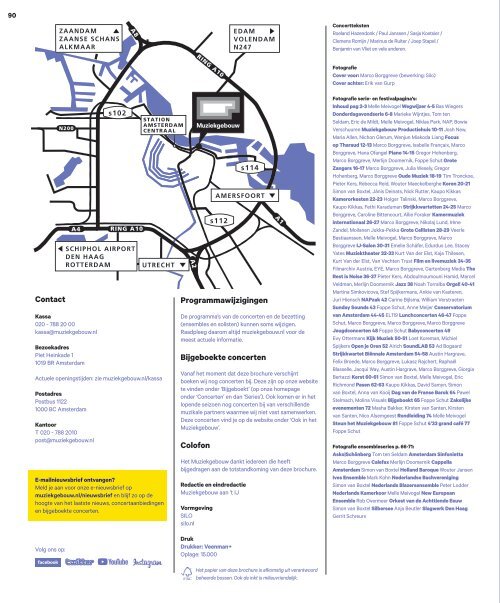 Muziekgebouw Amsterdam - Highlightbrochure 23-24