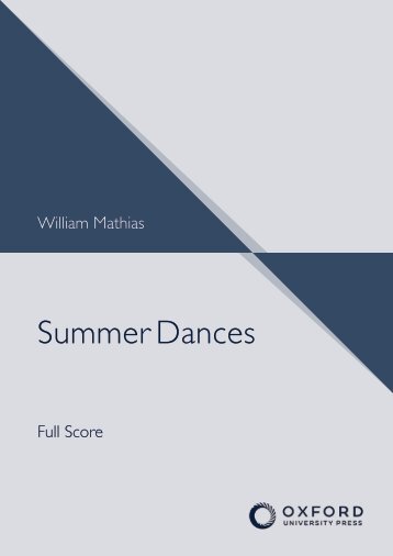 William Mathias - Summer Dances